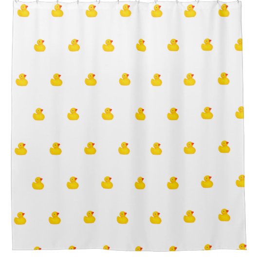 Rubber Duck Ducky Ducks Luxury Showgordijn Douchegordijn (Voorkant)