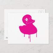 Rubber Duck Ducky Graffiti Art Briefkaart (Voorkant / Achterkant)