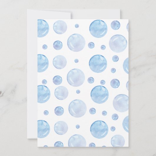 Rubber Duck Een 1e Verjaardag uitnodiging (Achterkant)