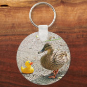 Rubber Duck en Moeder Duck Sleutelhanger (Voorkant)