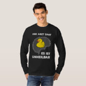 Rubber Duck Es Ist Unheilaben Bath Speelgoed Squea T-shirt (Voorkant volledig)