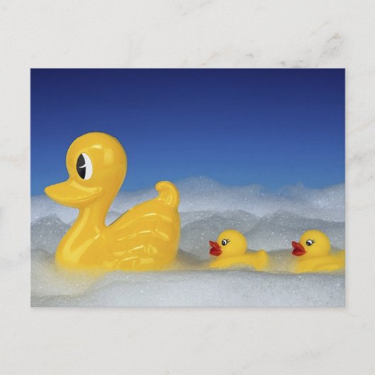 Rubber Duck Family Briefkaart (Voorkant)
