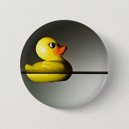 Rubber Duck Floating Ronde Button 5,7 Cm (Voorkant)