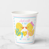 Rubber Duck Geslacht Neutraal of Onthul Partij Papieren Bekers (Achterkant)