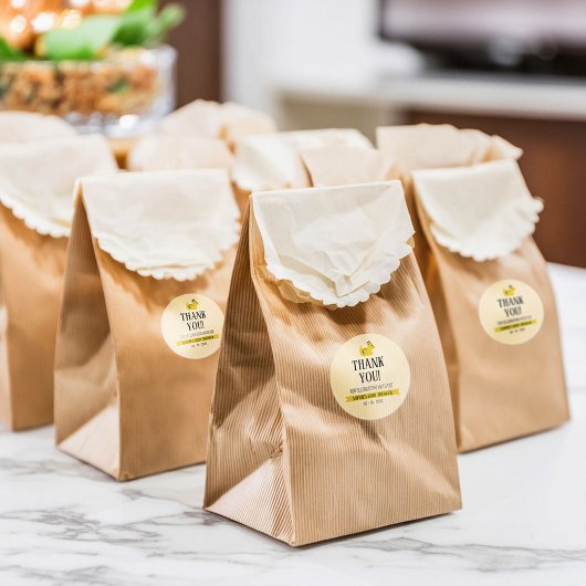 Rubber Duck Geslacht Neutral Koppels Baby shower Ronde Sticker