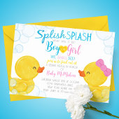 Rubber Duck Geslacht onthullen Party uitnodiging