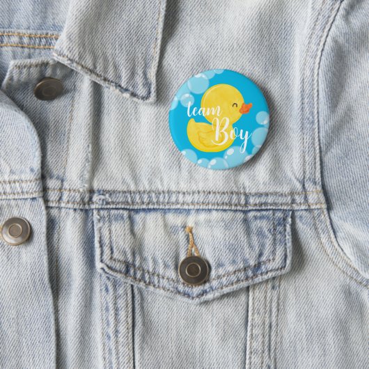 Rubber Duck Geslacht onthullen Team Boy Button (In situ)