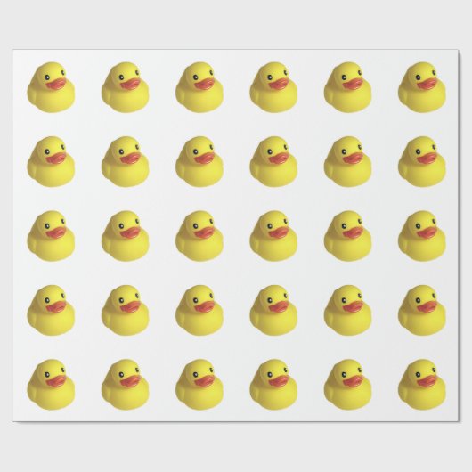 Rubber Duck Gift Wrap Cadeaupapier (Vlak)