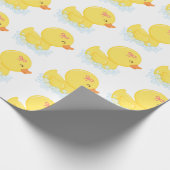 Rubber Duck Girl Cadeaupapier (Hoek)
