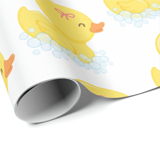 Rubber Duck Girl Cadeaupapier (Rol Hoek)