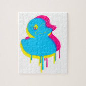 Rubber Duck Graffiti Pop Art Rubber Ducky Legpuzzel (Verticaal)