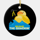 Rubber Duck Keramisch Ornament (Voorkant)