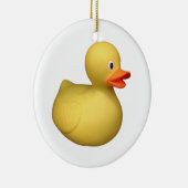 Rubber Duck Keramisch Ornament (Rechts)