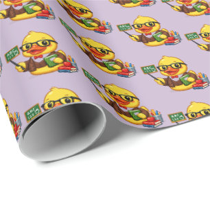 Rubber Duck Leraar Cadeaupapier
