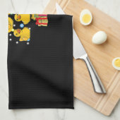 Rubber Duck met kerstboom Duckie Quack Kerstmis Theedoek (Quarter Fold)