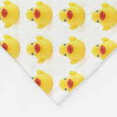 Rubber Duck Multi Duck met naam Fleece Deken (Hoek)