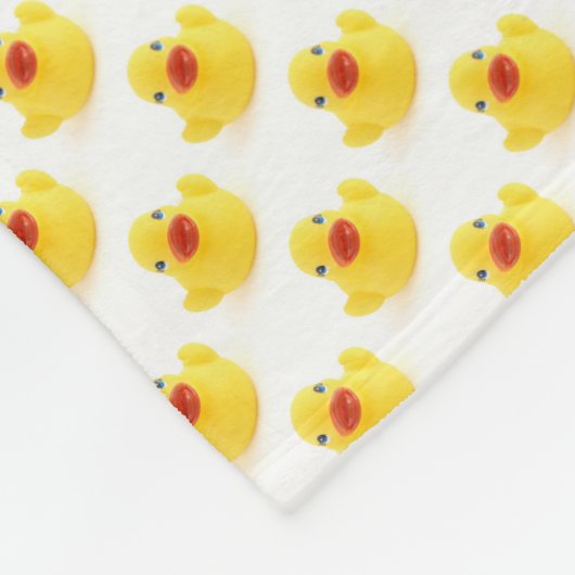 Rubber Duck Multi Duck met naam Fleece Deken (Hoek)