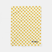 Rubber Duck Multi Duck met naam Fleece Deken (Voorkant)