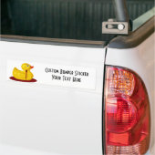 Rubber Duck Neck Shot - Bleeding Rubber Ducky Bumpersticker (Op Truck)