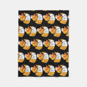 Rubber Duck Nurse Duck On Duty Medical Rubber Fleece Deken (Voorkant)