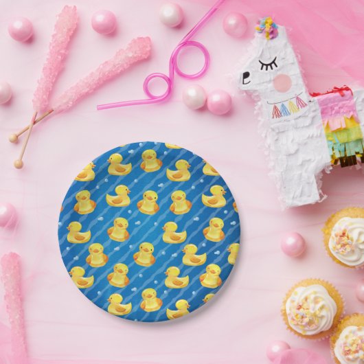 Rubber Duck Papieren Bordje (Feest)