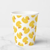 Rubber Duck Papieren kopjes | Schattige Yellow Duc Papieren Bekers (Voorkant)