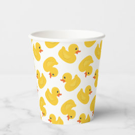 Rubber Duck Papieren kopjes | Schattige Yellow Duc Papieren Bekers