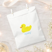 Rubber Duck Party Baby shower BABY Bedankzakje (Geknipt)