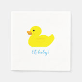 Rubber Duck Party Baby shower Baby Napkins Servet (Voorkant)