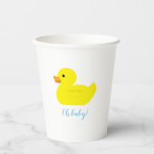 Rubber Duck Party Baby shower BABY Papieren Bekers (Voorkant)