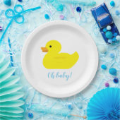 Rubber Duck Party Baby shower BABY Papieren Bordje (Feest)