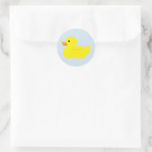 Rubber Duck Party Baby shower BABY Ronde Sticker (Tas)