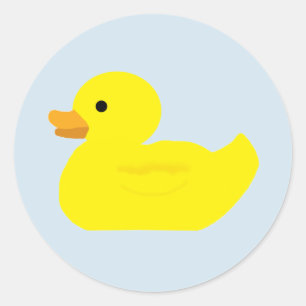 Rubber Duck Party Baby shower BABY Ronde Sticker