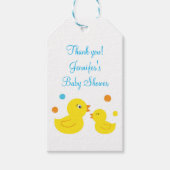 Rubber Duck Party Favor Labels Cadeaulabel (Voorkant)