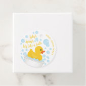 Rubber Duck Party Favoriet Labels – Splish Splash  (In situ)