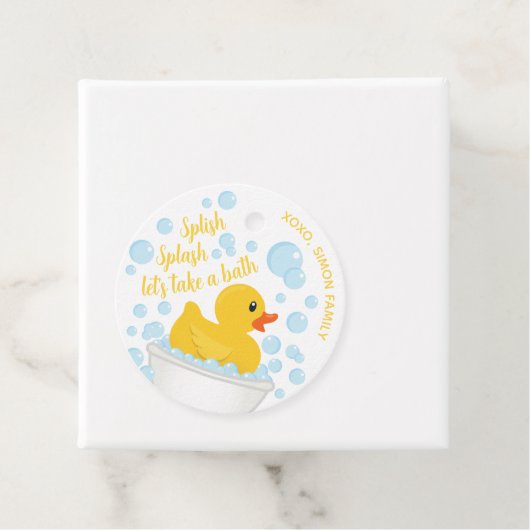 Rubber Duck Party Favoriet Labels – Splish Splash (In situ)