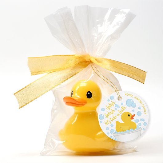 Rubber Duck Party Favoriet Labels – Splish Splash 