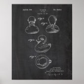Rubber Duck Patent Poster (Voorkant)