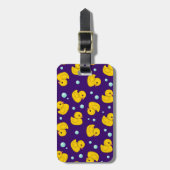 Rubber Duck Pattern Bagagelabel (Voorkant verticaal)