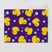 Rubber Duck Pattern Briefkaart (Voorkant)