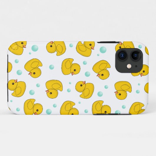 Rubber Duck Pattern Case-Mate iPhone Case (Achterkant (horizontaal))