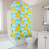 Rubber Duck Pattern Douchegordijn (In situ)