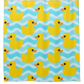 Rubber Duck Pattern Douchegordijn (Voorkant)