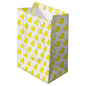 Rubber Duck Pattern Gift Bag Medium Cadeauzakje (Voorkant Gekanteld)
