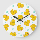 Rubber Duck Pattern Grote Klok (Voorkant)