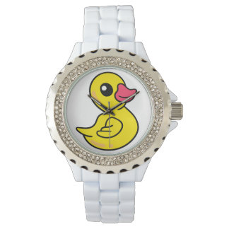 Rubber Duck Pattern Horloge