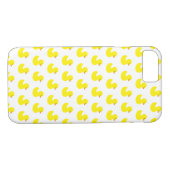Rubber Duck Pattern iPhone Case (Achterkant (Horizontaal))