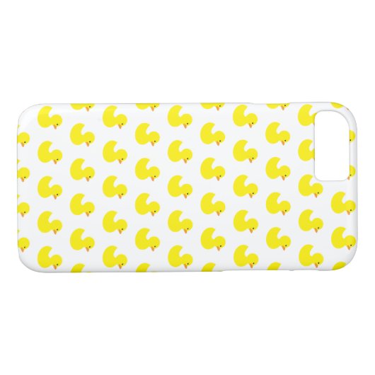 Rubber Duck Pattern iPhone Case (Achterkant (Horizontaal))