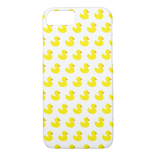 Rubber Duck Pattern iPhone Case (Achterkant)