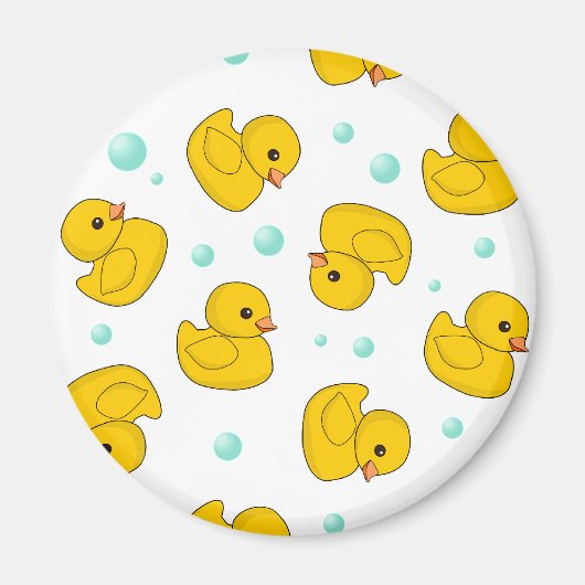 Rubber Duck Pattern Magneet (Voorkant)